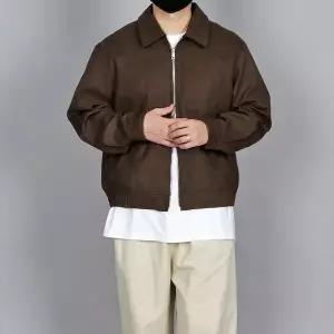 [우기브로]WRT 남자 빅사이즈 수에드 클래식 투웨이 집업 자켓