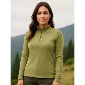 [하프클럽/마운티아]여성 기모 써말티셔츠8 올리브_1MQTSW2505