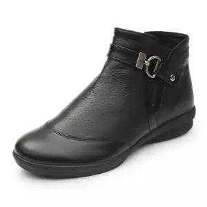 [롯데백화점]랜드로바 여성 쿠션 캐주얼 장식 앵클 부츠 LANBOS3908WG1 블랙