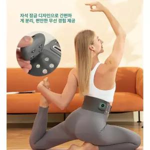 틴다샵 EMS마사지기복부 마사지기 벨트 허리 저주파