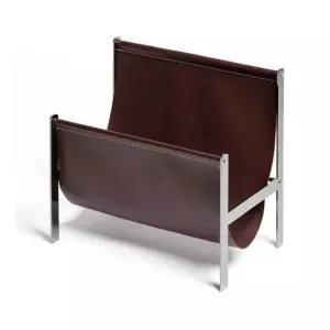 가죽 잡지꽂이 매거진렉 거실 북선반 카페 신문 수납 인테리어