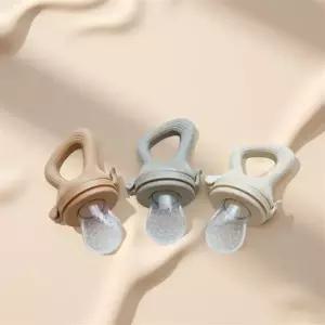 유아 과즙망 과일 쪽쪽이 리필망 치발기 과육 실리콘 망 손잡이 자기주도 쥬시망