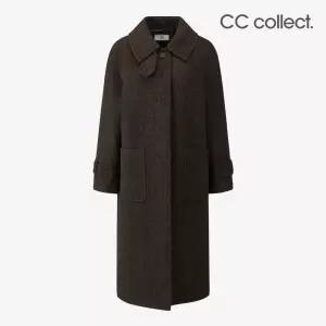 [롯데백화점]씨씨콜렉트 헤링본 아웃포켓 롱코트 C254MSG182