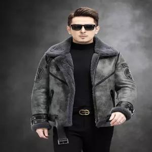 틴다샵 남자무스탕 리얼 양가죽 무스탕 남자 스웨이드