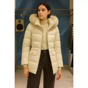 [롯데백화점]쥬크 디테쳐블 벨티드 구스 패딩 (Z254PSG186)