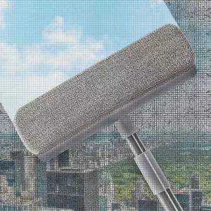 방충망 유리창 청소기 스퀴지 브러쉬 물때제거 먼지흡착 창문브러쉬 유리물청소