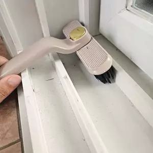 브러쉬 틈새청소 회전형 스크래퍼 청소솔 머라카락 락스 배수구 주방