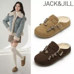 [잭앤질]잭앤질 캐릭터장식 폭신 털슬리퍼(JD5711)