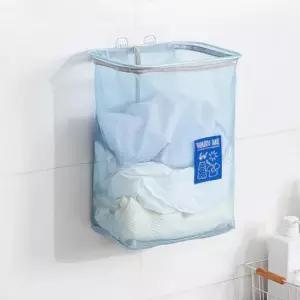 벽걸이 미니분리수거함 미니바구니 빨래 메쉬 수건 수납망 벽걸이 미니분리수거함