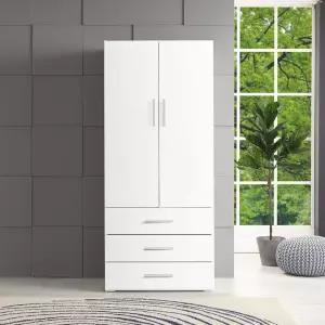 [우아미가구]에윤 시스템장 800 3단 서랍 도어