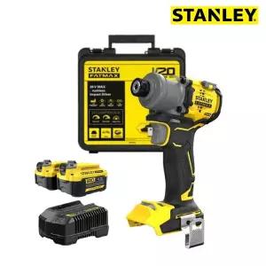 스탠리 SBI830M2K 브러쉬리스 충전 임팩드라이버 20V MAX 4.0Ah 배터리 2개