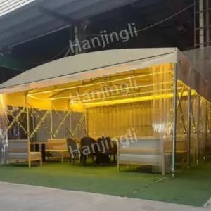 접이식 야장 천막 음식 식당 식사 바베큐 가판대 저녁 슬라이딩 창고 대형 심야 캐노피 텐트