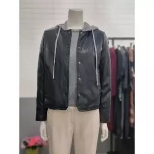 [아날도바시니] 세이브존02 블루종레더점퍼 AY10JP44W (S42039035)