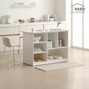 [/착불배송] 위브 1200 유광 포세린 세라믹 오픈 수납장 홈바 아일랜드 식탁