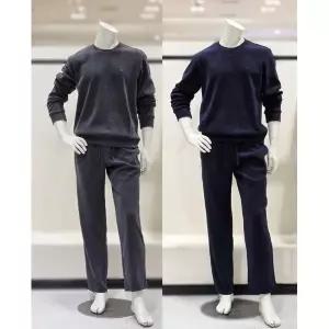 갤러리아 아르마니언더웨어[남]셔닐 코듀로이 맨투맨 셋업   53-36026/32026