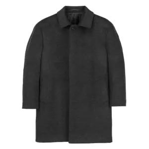 마에스트로 남성 24FW [스테디셀러] 다크그레이 투톤 캐시미어혼방 코트 WACO4D092G3