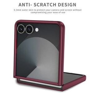 갤럭시 Z 플립7 FE 5G 플립6 플립5 플립3 플립4 플립2 플립 7 6 5 4 3 2 용 미끄럼 방지 초슬림 플라스틱 케이스 DS-U0