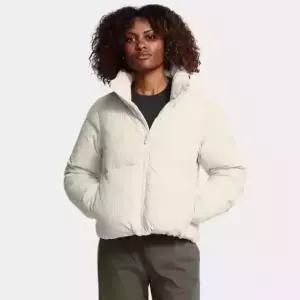 언더아머 여성 UA 리미트리스 다운 코듀로이 푸퍼 재킷 1384652-110