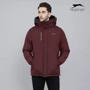 [슬레진저] 웰론 중량 패딩자켓-와인