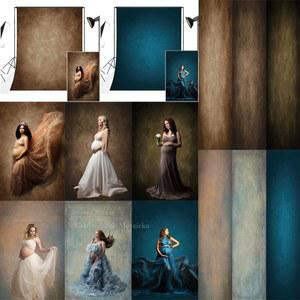 MOCSI 갈색 샤워 출산 그라디언트 사진 질감 스튜디오 초상화 배경 예술 추상