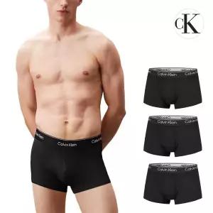 캘빈클라인 CK 언더웨어 마이크로파이퍼 스트레치 남자 드로즈 속옷 3팩 세트 NB4409-UB1