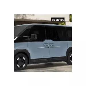 기아 PV5 부착형 도어가드 크롬 숏버전 1대분 순정품같은 피팅감 2113822 옵시디언 J