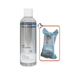 웰라쥬 리얼 히알루로닉 100 토너 300ml(+화장솜 60매)