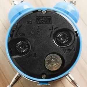 인테리어 미니 탁상시계 해머벨 디자인 알람시계 (WF0BFF8)