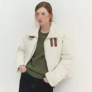 [백화점출고] 마리끌레르 여성 비죠 패딩 퍼카라 레더