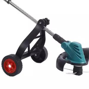 예초기 거치대 삼각 제초기 받침대 예초기 보조 바퀴 벌초 용품 잔디깍기 공업용 고정식 농기구 손수레