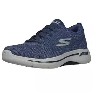 Skechers 남성용 Gowalk 아치 핏 운동용 워킹화, 에어 쿨 폼 스니커즈, 네이비 2, 7.5 X-와이드, 네이비 2