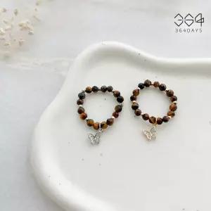 364days 나비 펜던트 호안석 비즈반지 행운 재물운 금전운 호랑이 원석반지