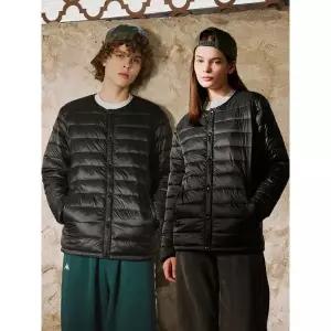 [하프클럽/카파]25FW 경량 패딩 유니 블랙