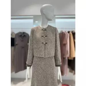 [NS홈쇼핑][25 겨울] 크롭 라운드 트위드 자켓 (Z254MSF010)[35589846]