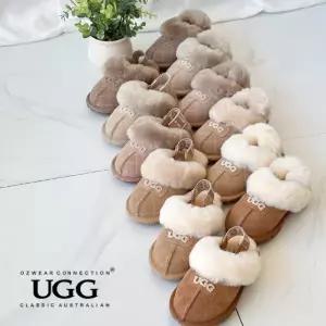 [보리보리/오즈웨어]국내재고 오즈웨어 키즈 코켓 마틀라쎄 자수 로고 어그 슬리퍼 OB114KMDE _호주원b