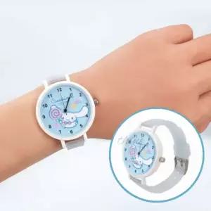 다인1412 산리오 캐릭터 아날로그 손목시계 블루 시간잘보이는시계 초등학교졸업선물 선물용