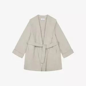 갤러리아 [SI]루즈 벨티드 오픈 모 하프 코트(SHL2162YHH)