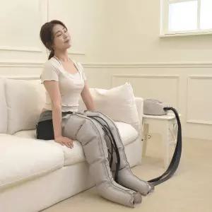 국내제조 세븐라이너 S3 공기압 다리 발 안마기 종아리마사지기 아이보리 그레이