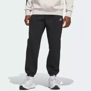 아디다스 에센셜 플리스 릴렉스 핏 커프스밑단 팬츠 JX9120