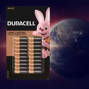 듀라셀 AA 건전지 40개 알카라인 도어락 1.5V 장난감 가스레인지 오래가는 건전지