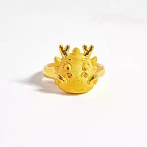 순금 통통 용 돌반지 용띠 아기 선물 조카 돌선물 첫돌 백일 1.875g 3.75g