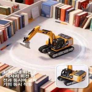 틴다샵 포크레인RC카 굴착기 RC카 장난감 자동차 조종