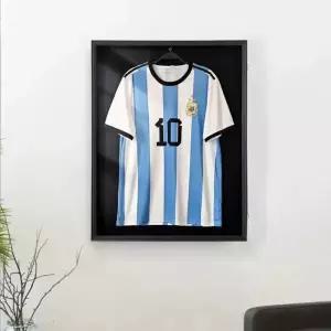 프리미엄 유니폼액자 스포츠 야구 여닫이 벽걸이 싸인 축구 기념 맞춤 보관 디스플레이 블랙