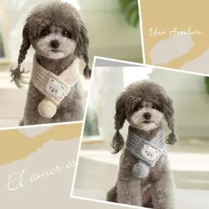 틴다샵 강아지목도리 스카프 머플러 뜨개 강아지