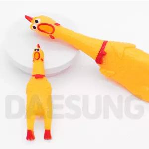 듀오독 강아지 장난감 삑삑이 엽기 미친닭