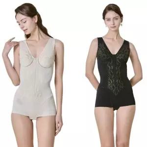 [시스넬라] 골드지퍼올인원 2종세트 보정속옷 올인원속옷 바디쉐이퍼 코르