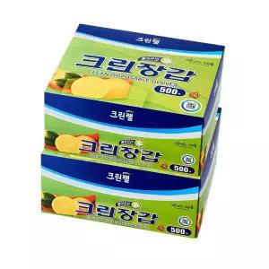 크린? 메온셀 크린장갑 500매 2개 위생장갑 비닐장갑 일회용 1회용