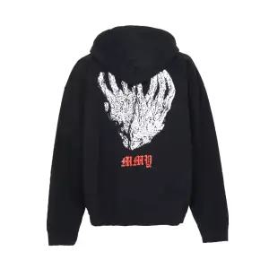 메종미하라야스히로 남성 후드티 C15HD045 BLACK