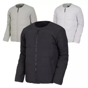 웰론 보온 재킷 남녀공용 오버핏 숏패딩 경량패딩 퀼팅 깔깔이 누빔