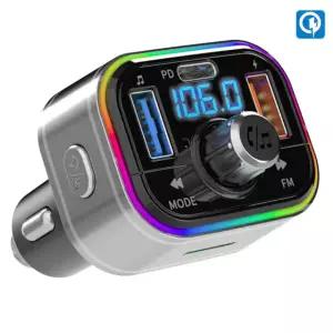 7 in 1 차량용 블루투스 오디오 카팩 핸즈프리 USB QC3.0 PD TF 음악재생